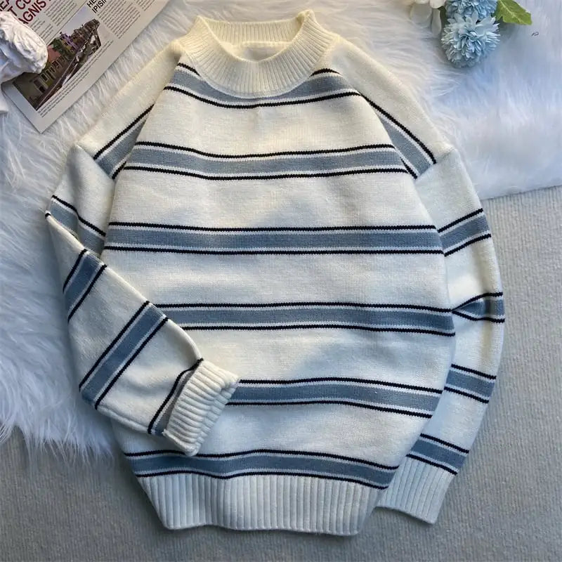 Striped Crewneck Sweater